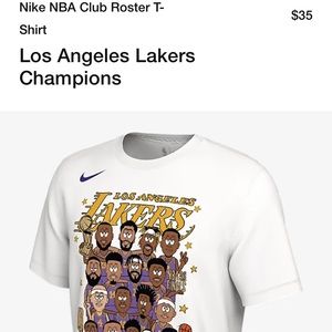 Nwt Lakers 2020 Champions Tee